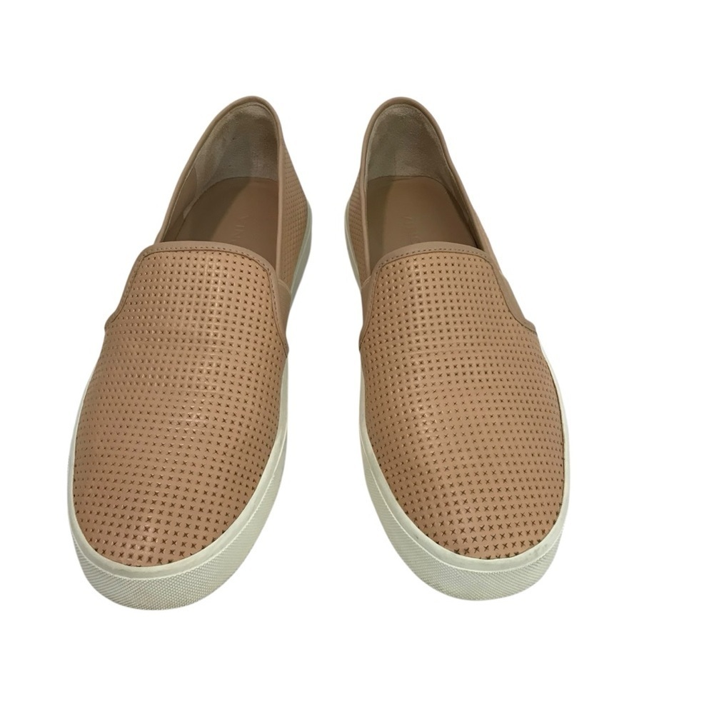 Vince Tan Perforated Slip-On Sneaker Size 7 - Picture 6 of 7